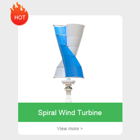turbina eólica en espiral